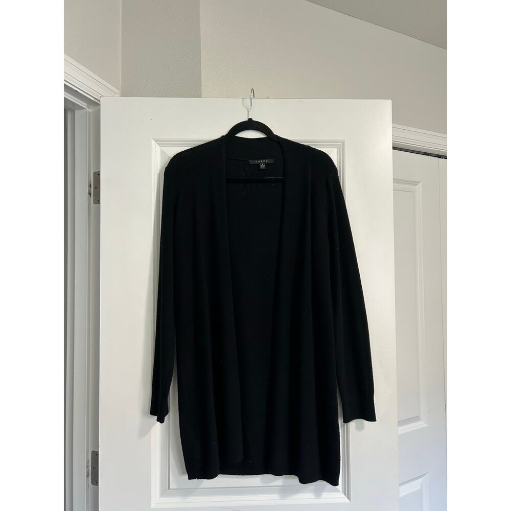 Women’s Long Black Cardigan Size Small